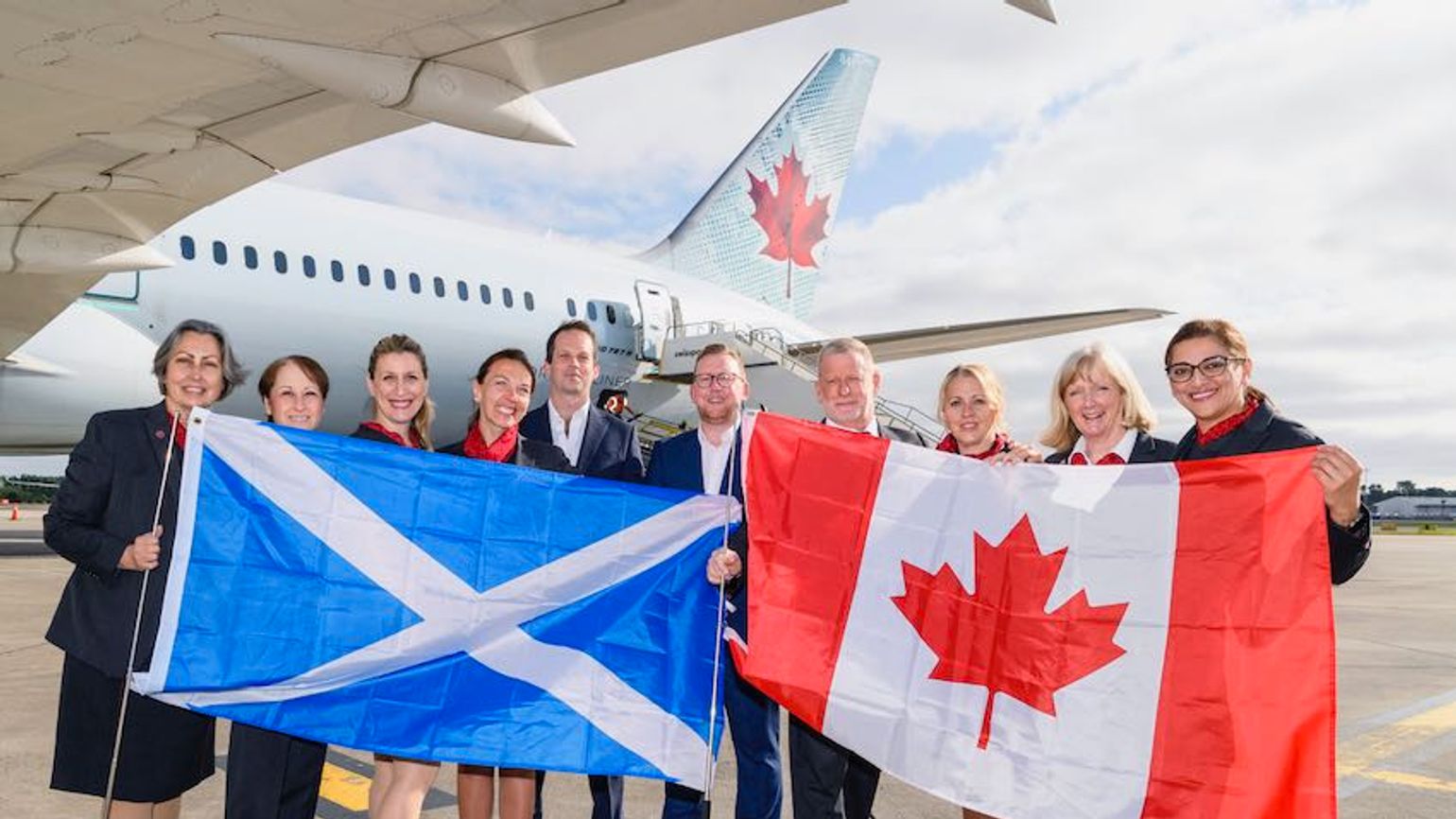 Air Canada to Edinburgh