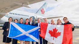 Air Canada resumes non-stop service to Edinburgh