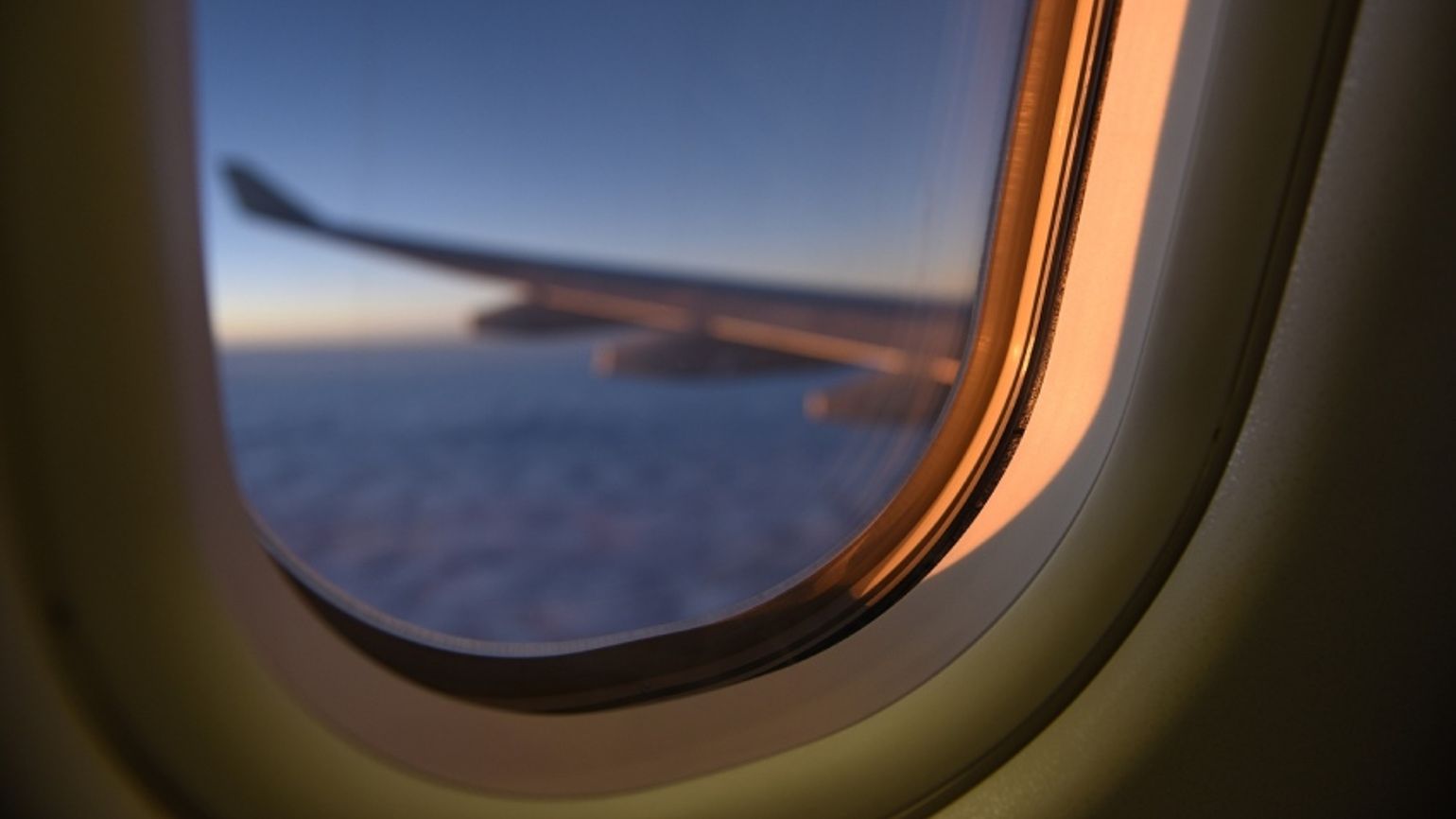 Airplane window
