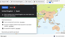 British Airways launches travel restriction ‘heatmap’