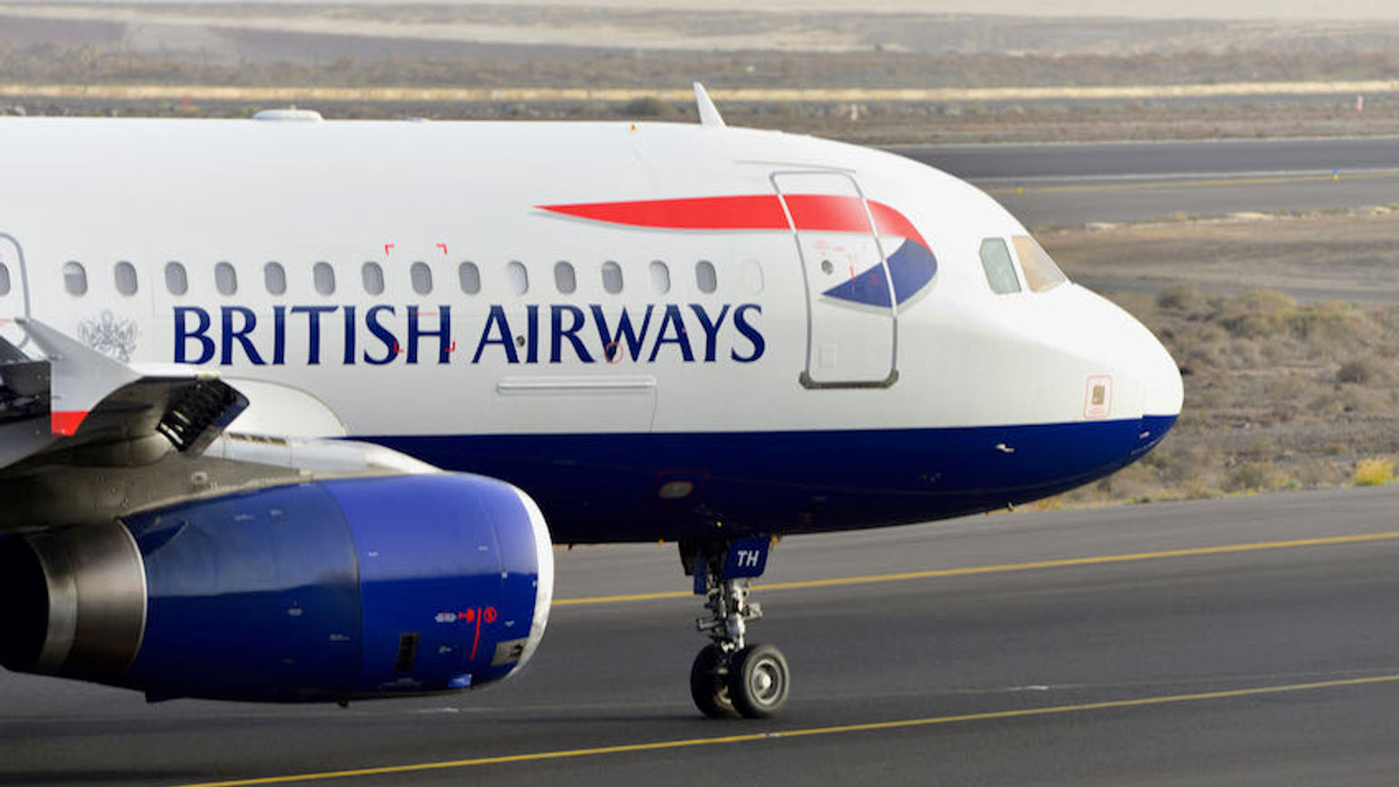 British Airways close up