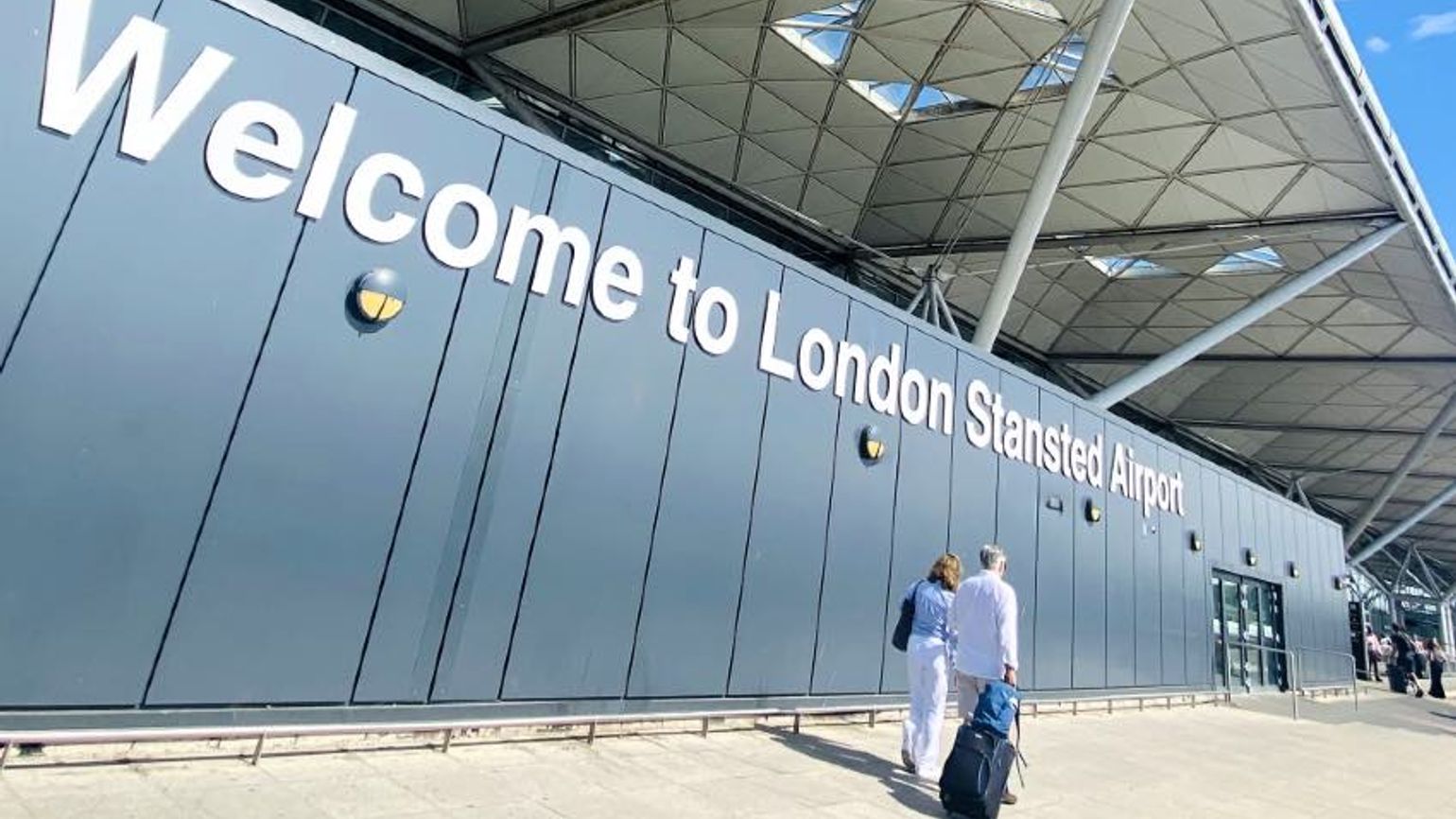 London Stansted sign 2025