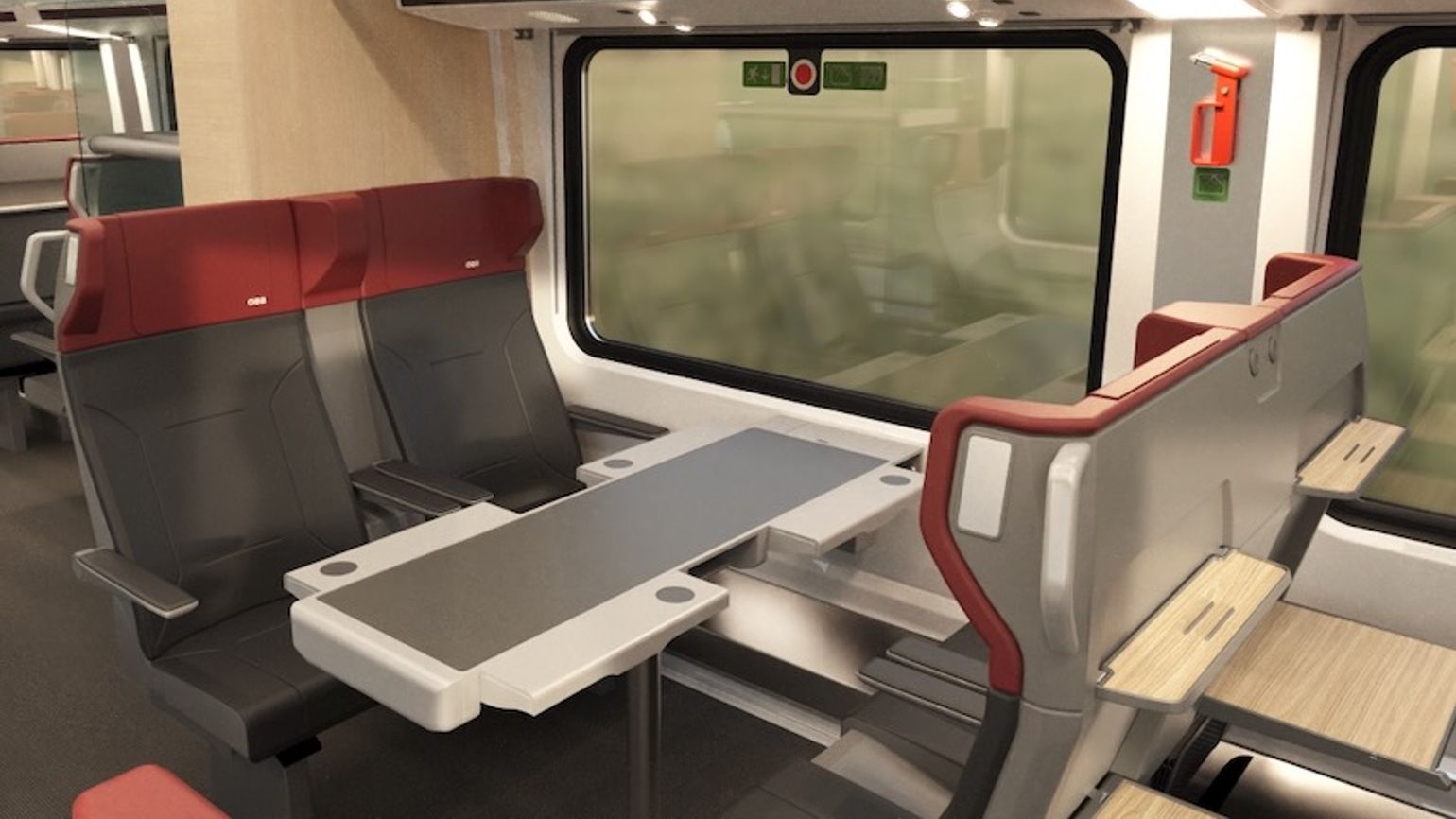 RailJet upgraded first class