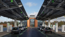 First electric-only service station opens in UK