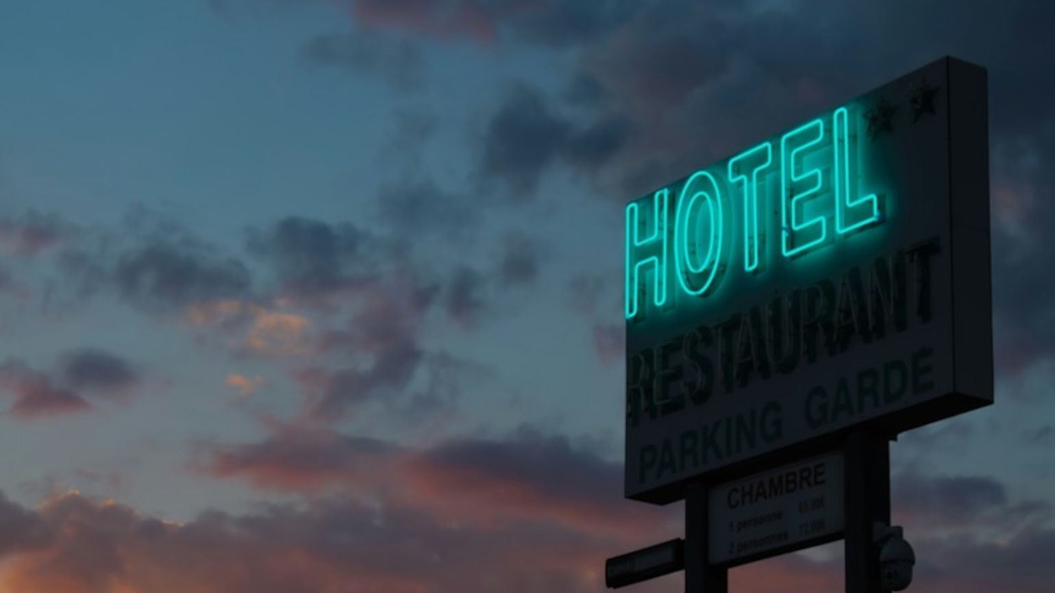Hotel sign
