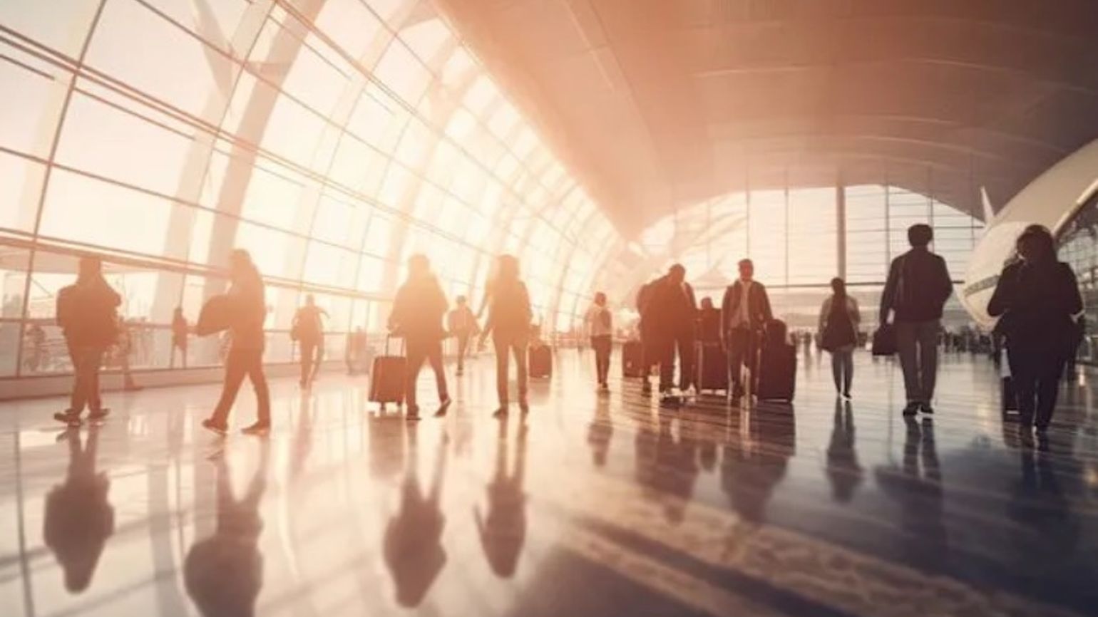Busy airport terminal AdobeStock