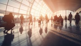Airport scene