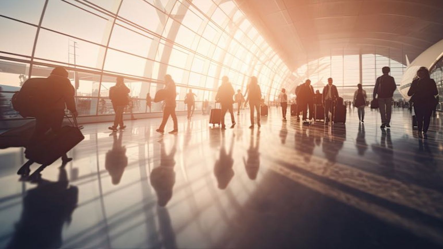 Airport scene