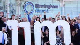 Birmingham airport records busiest year in 77-year history