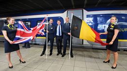 Eurostar unveils e320 train on London-Brussels route