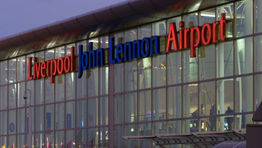 Liverpool airport closed after private jet skids off runway