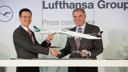 Lufthansa Group and Cathay Pacific sign codeshare deal