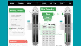 Gatwick trials boarding by seat number