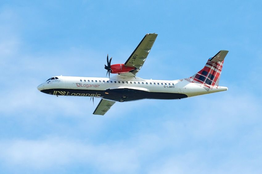 Loganair aircraft ATR-72