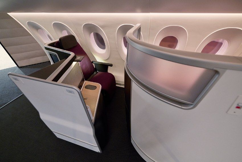 SWISS unveils new first and business class seats for A350s?