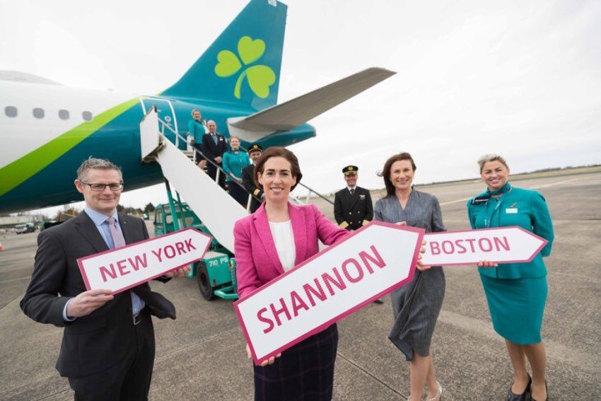 Aer Lingus restarts transatlantic flights from Shannon