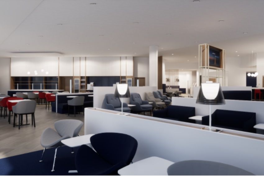 Air France Heathrow lounge 2025