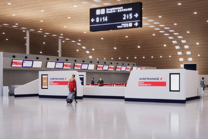 Air France opens new SkyPriority check-in at Paris CDG