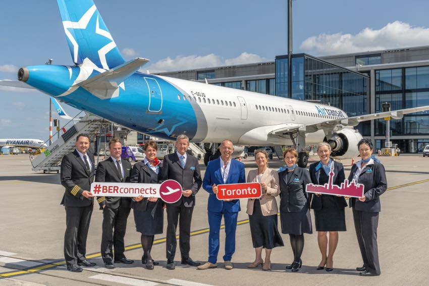 Air Transat launches flights between Berlin and Toronto