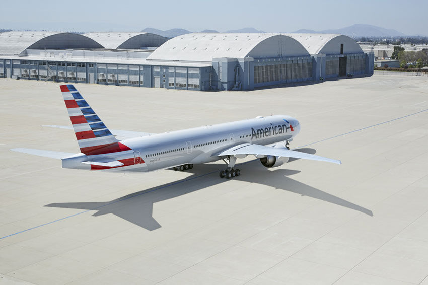 American Airlines Boeing 777 aircraft