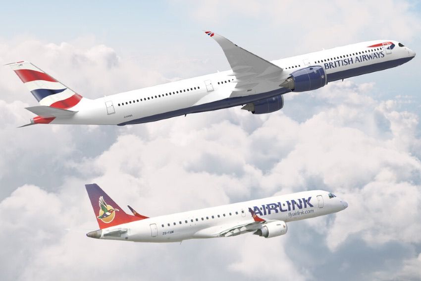British Airways agrees codeshare with South Africa’s Airlink