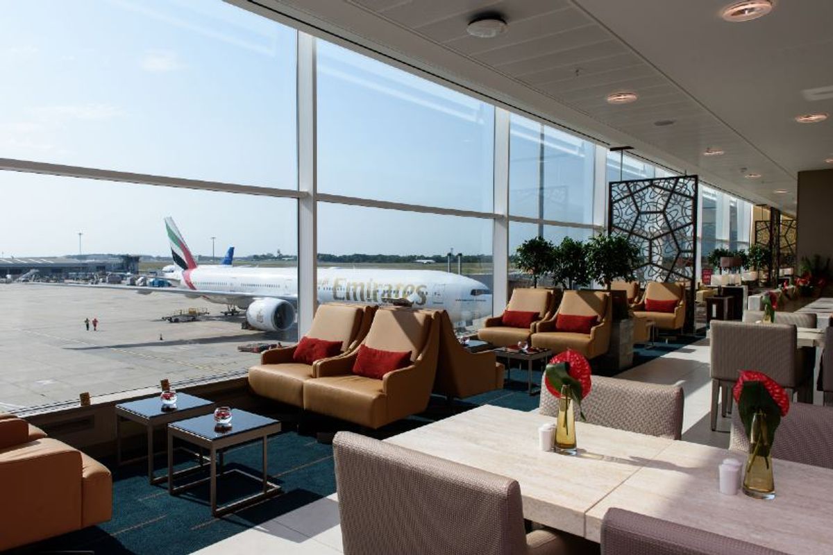 Emirates unveils new lounge at London Stansted