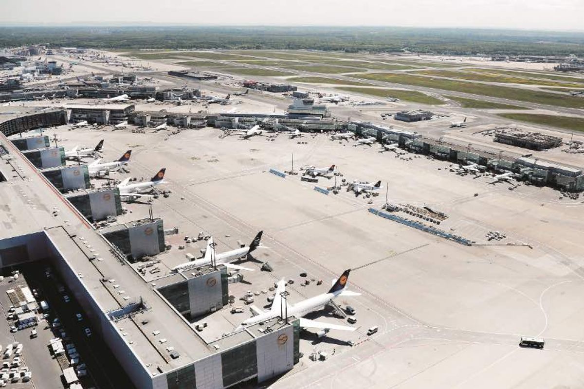 Passenger traffic increases at Frankfurt airport