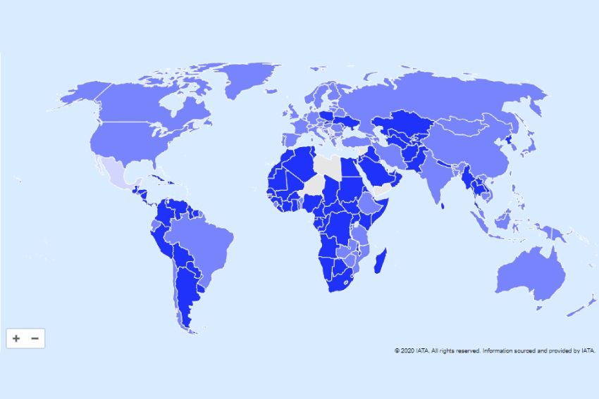 IATA map