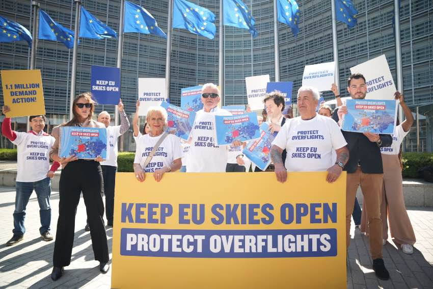 Ryanair calls for overflights to be protected during strikes