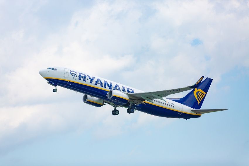 Ryanair takeoff