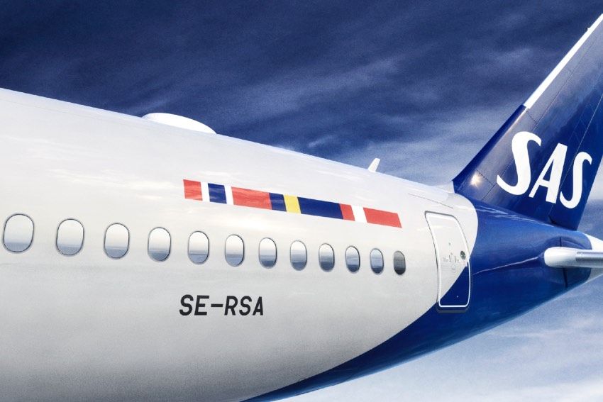 SAS tailfin close up 2025