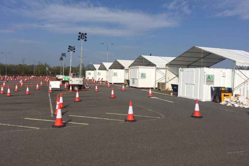 Stansted coronavirus test site