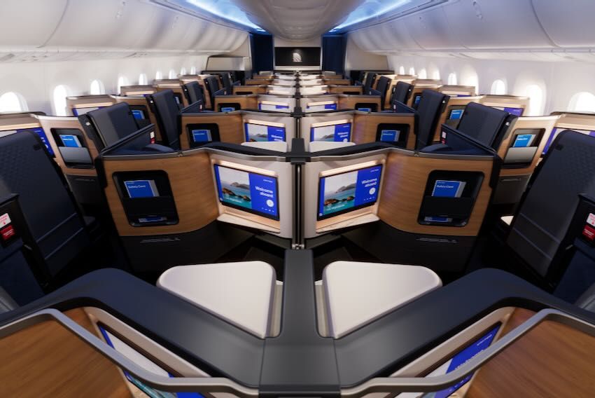 United Airlines new Polaris May 2025