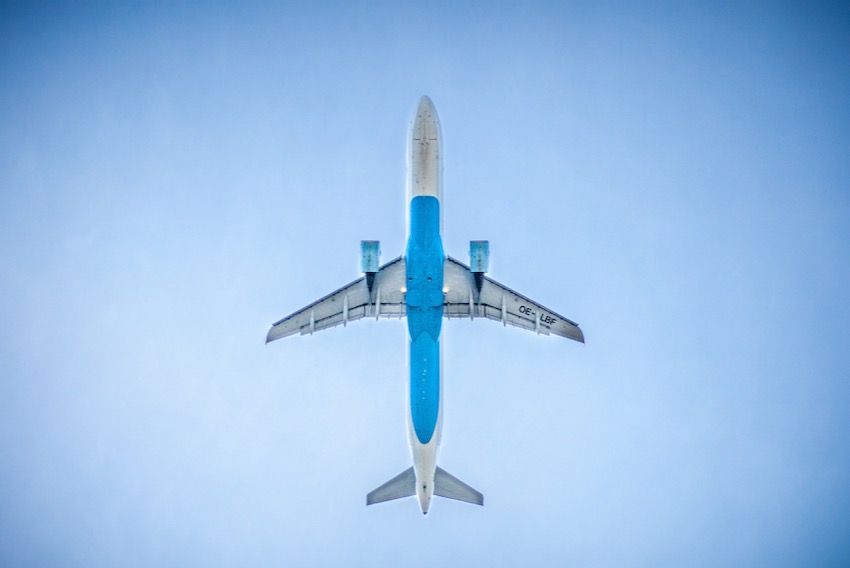 Aircraft from below