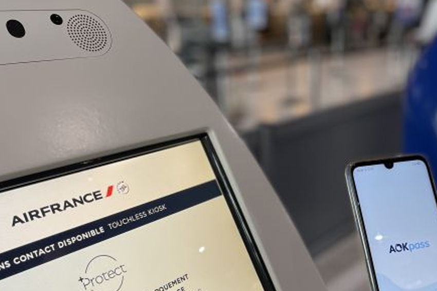 Air France testing ISOS-developed health passport app
