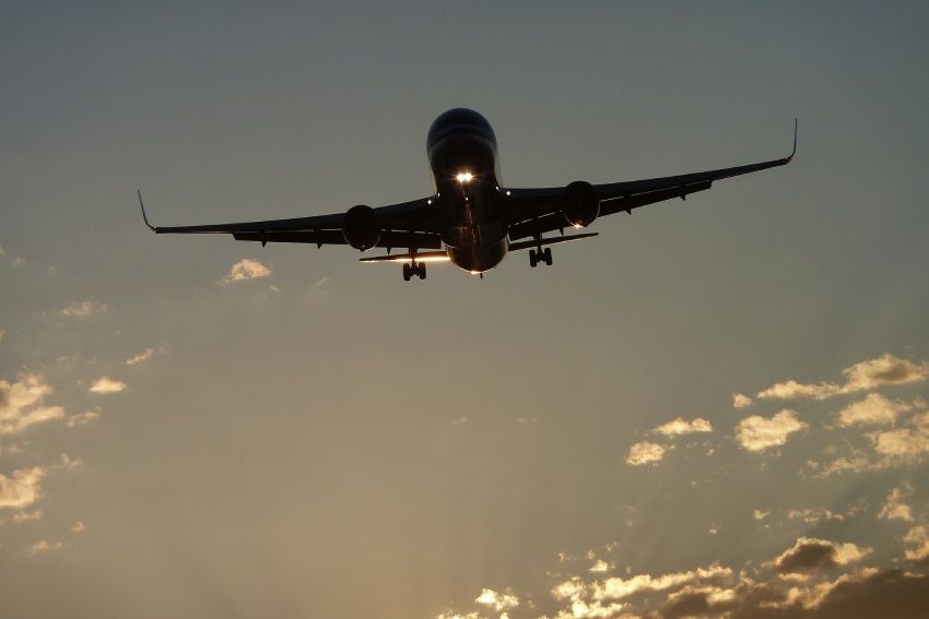 Aircraft in flight