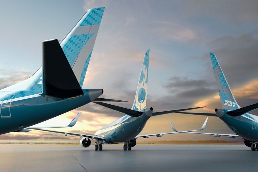 Boeing 737 Max tail fins