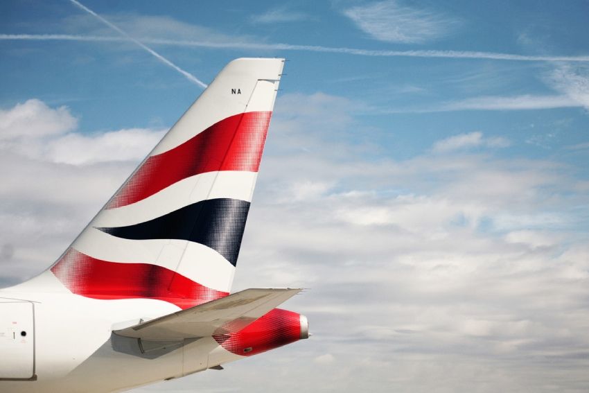 British Airways tail fin