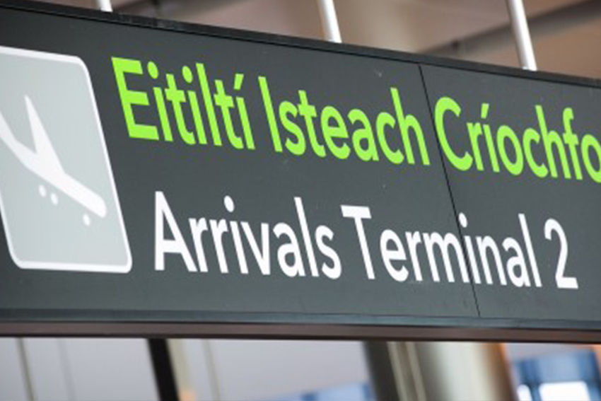 Dublin airport arrivals