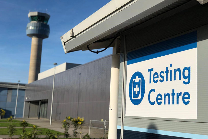 east midlands airport tower testing