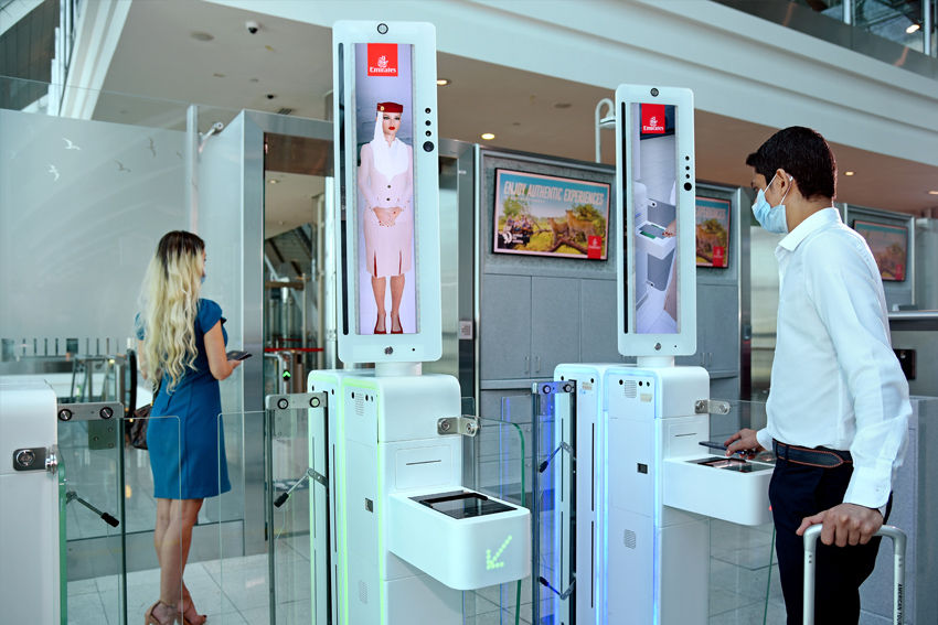 Emirates offers contactless airport experience in Dubai