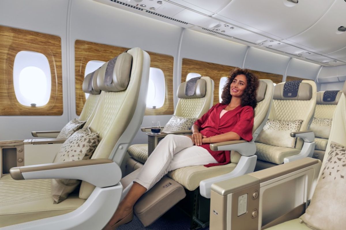 emirates economy class a380