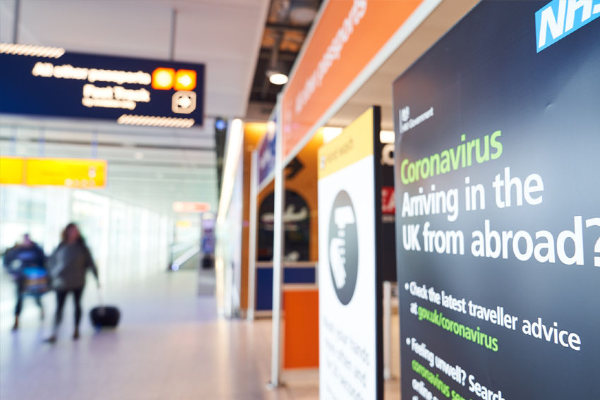 Quarantine exemption for business travellers arriving in England 