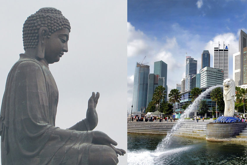 Hong Kong and Singapore bubble