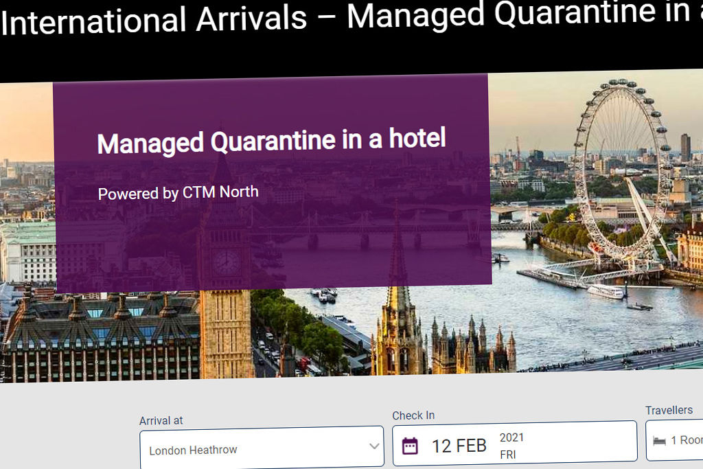 Hotel quarantine scheme begins in the UK