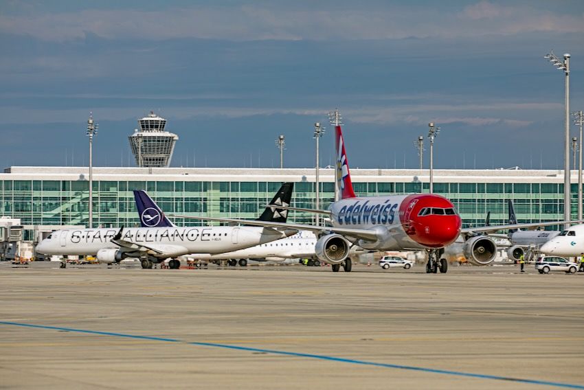 Lufthansa at Munich airpirt