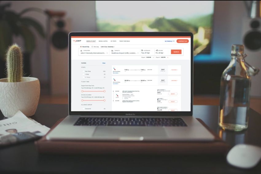 CWT web bookings