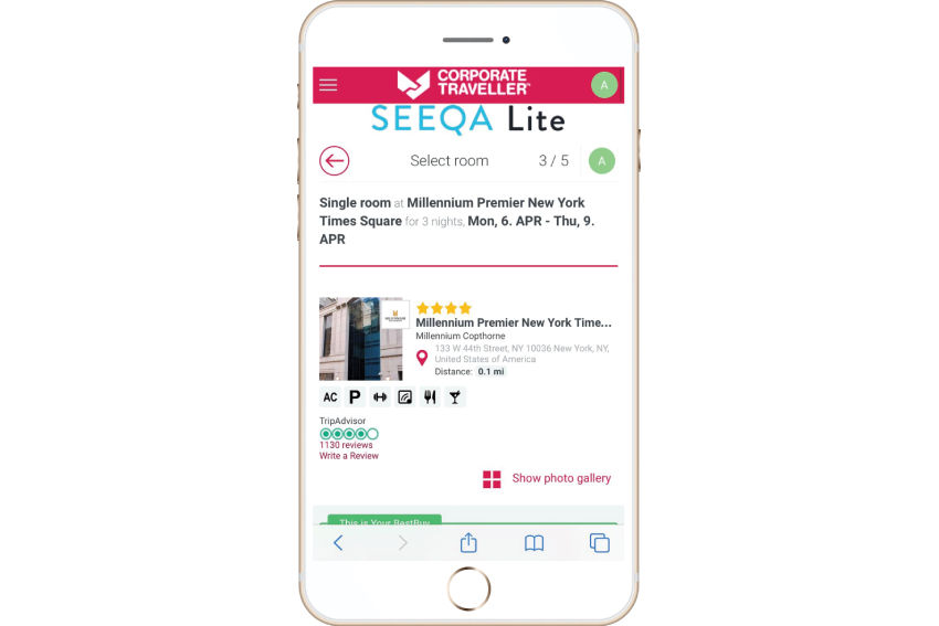 Seeqa Lite by Corporate Traveller