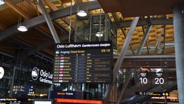 Oslo airport train station