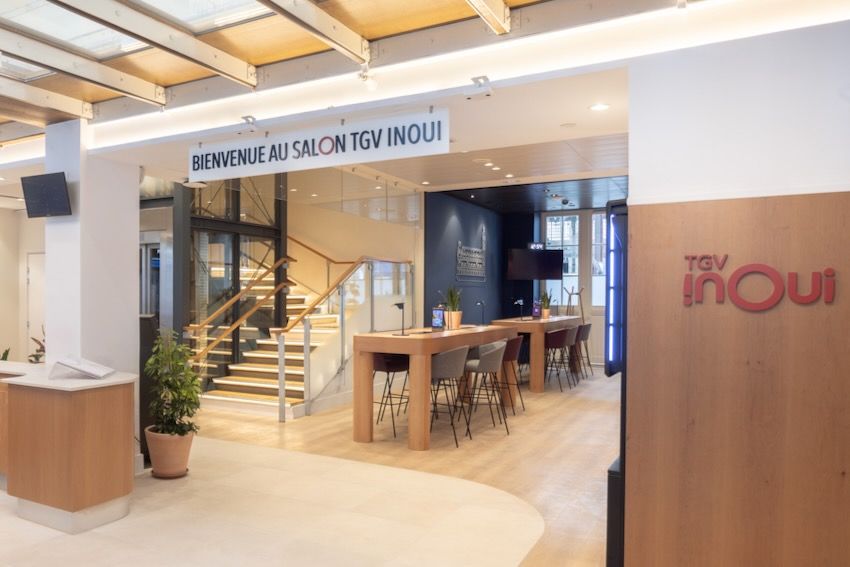 TGV Inoui lounge Paris Lyon